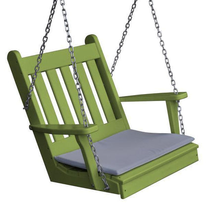 A & L Furniture Poly Traditional English Chair Swing
