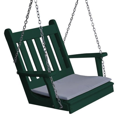 A & L Furniture Poly Traditional English Chair Swing
