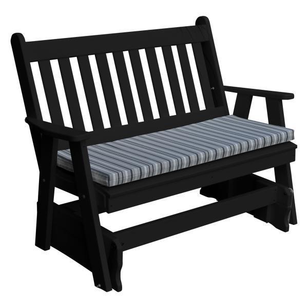 A & L Furniture Poly Traditional English Glider