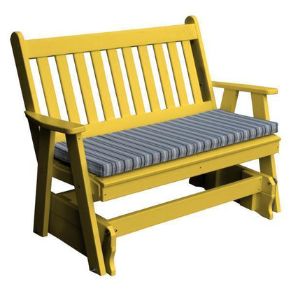 A & L Furniture Poly Traditional English Glider