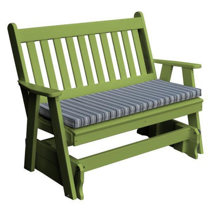 A & L Furniture Poly Traditional English Glider