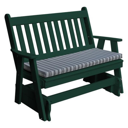 A & L Furniture Poly Traditional English Glider