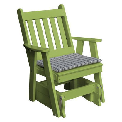 A & L Furniture Poly Traditional English Gliding Chair