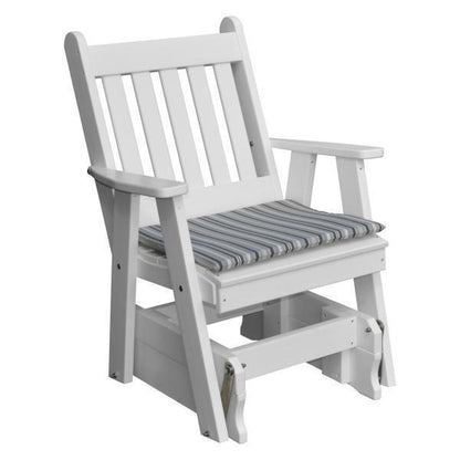 A & L Furniture Poly Traditional English Gliding Chair