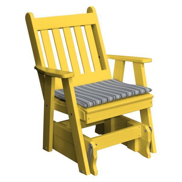 A & L Furniture Poly Traditional English Gliding Chair