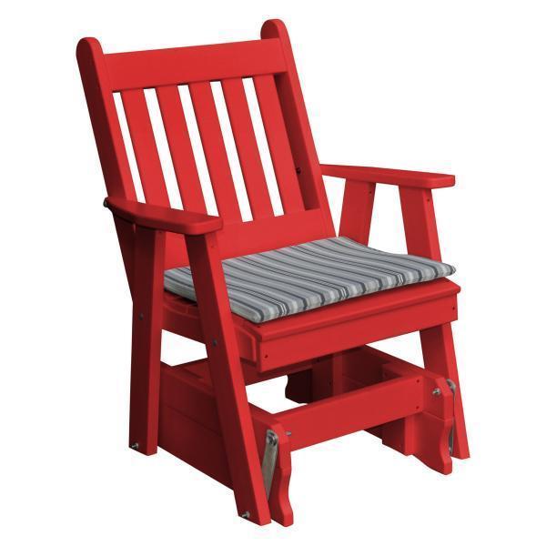 A & L Furniture Poly Traditional English Gliding Chair