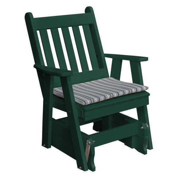 A & L Furniture Poly Traditional English Gliding Chair
