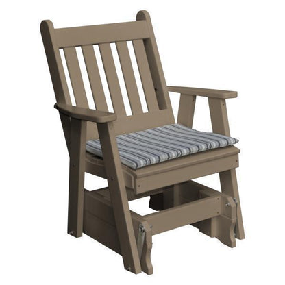 A & L Furniture Poly Traditional English Gliding Chair