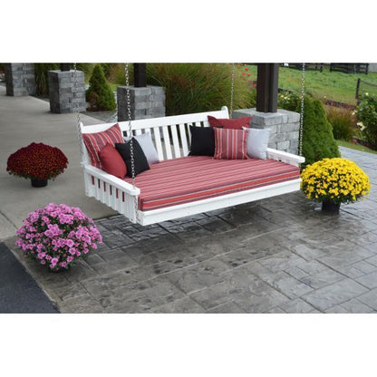 A & L Furniture Poly Traditional English Swingbed