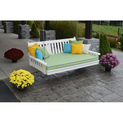 A & L Furniture Poly Traditional English Swingbed