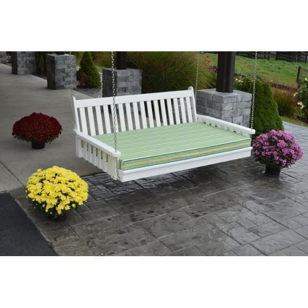 A & L Furniture Poly Traditional English Swingbed