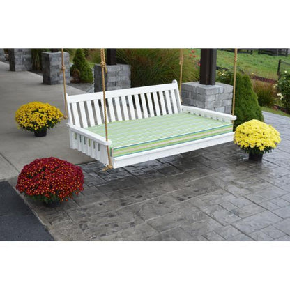 A & L Furniture Poly Traditional English Swingbed