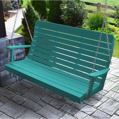 A & L Furniture Poly Winston Swing - 862-4FT-Aruba Blue