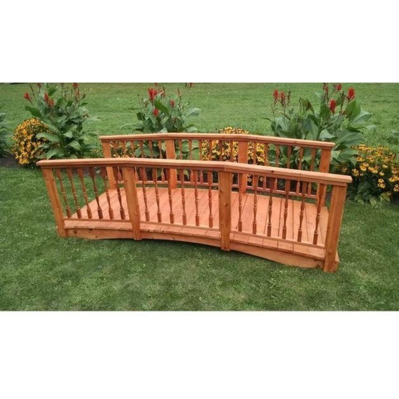 A & L Furniture Spindle Cedar Bridge - 3304C-UNF