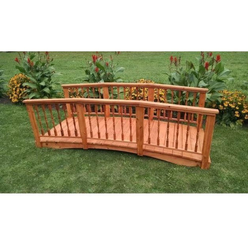 A & L Furniture Spindle Cedar Bridge - 3304C-UNF