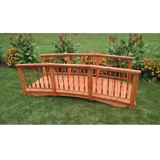 A & L Furniture Spindle Cedar Bridge - 3304C-UNF