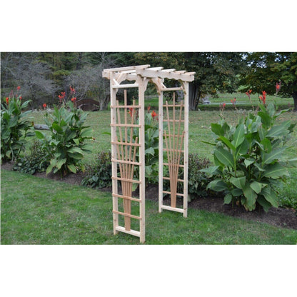 A & L Furniture Amish Handcrafted Cedar Wood Concord Arbor - 1133C-CS