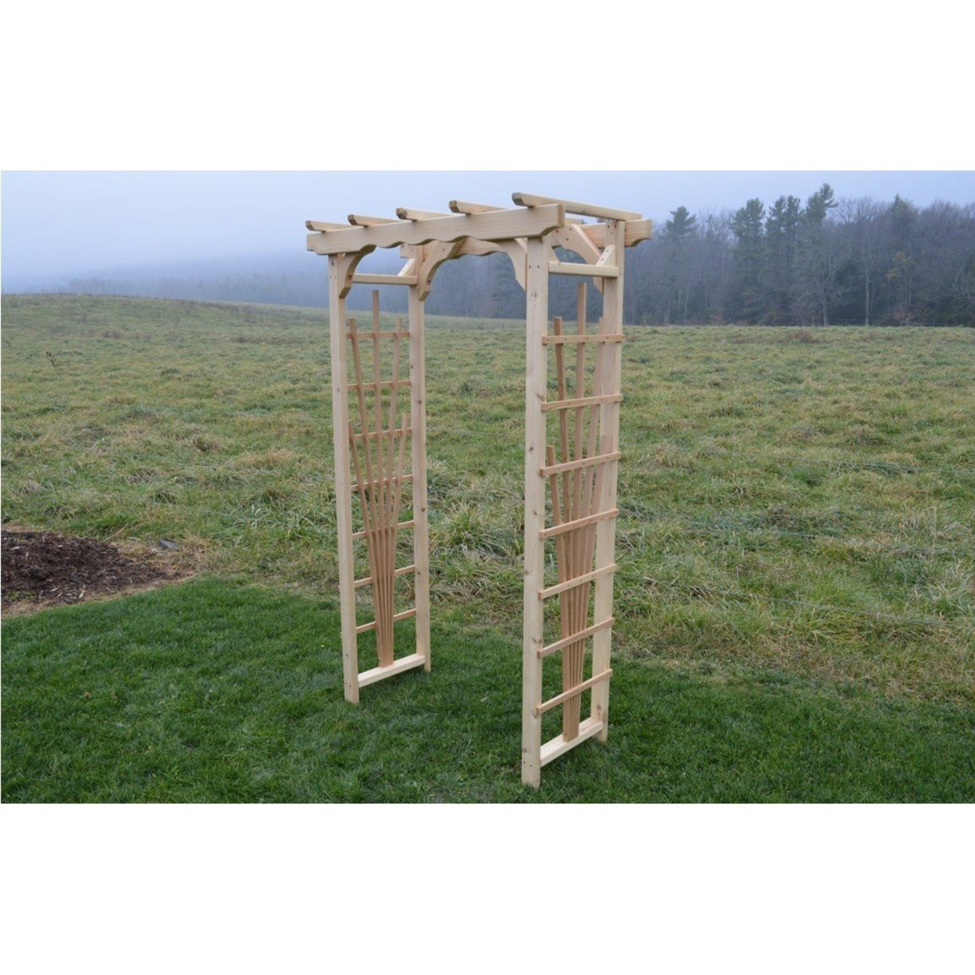 A & L Furniture Amish Handcrafted Cedar Wood Concord Arbor - 1133C-CS