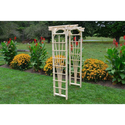 A & L Furniture Amish Handcrafted Cedar Wood Cranbrook Arbor - 1135C-CS