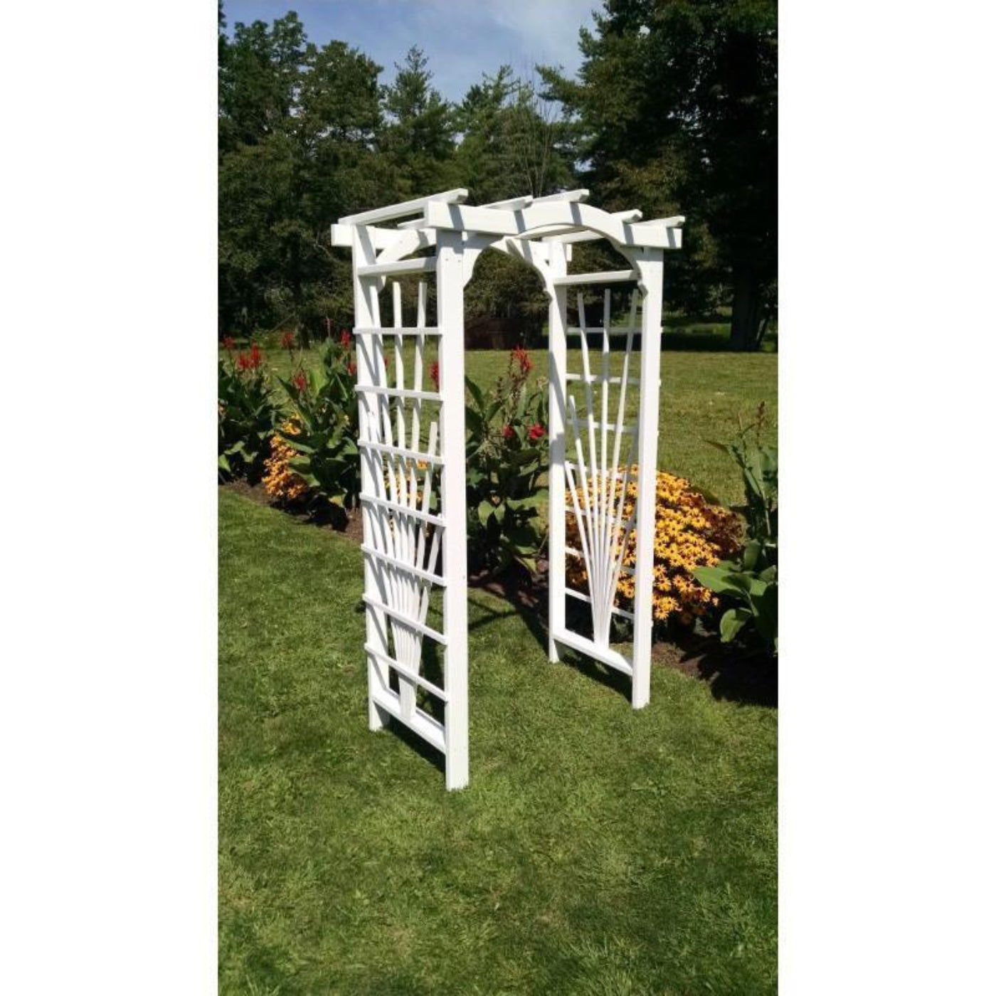A & L Furniture Amish Handcrafted Cedar Wood Cranbrook Arbor - 1135C-CS