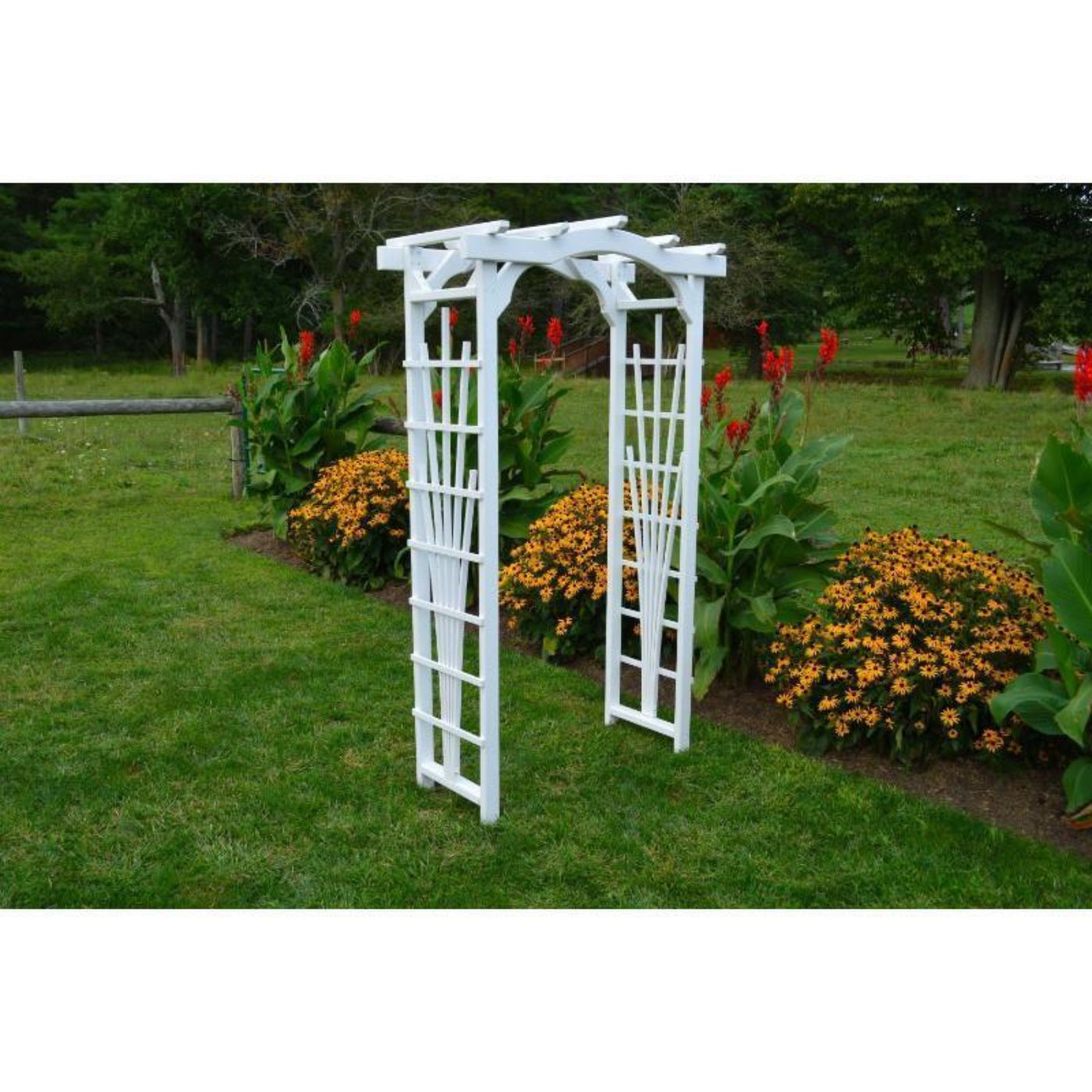 A & L Furniture Amish Handcrafted Cedar Wood Cranbrook Arbor - 1135C-CS