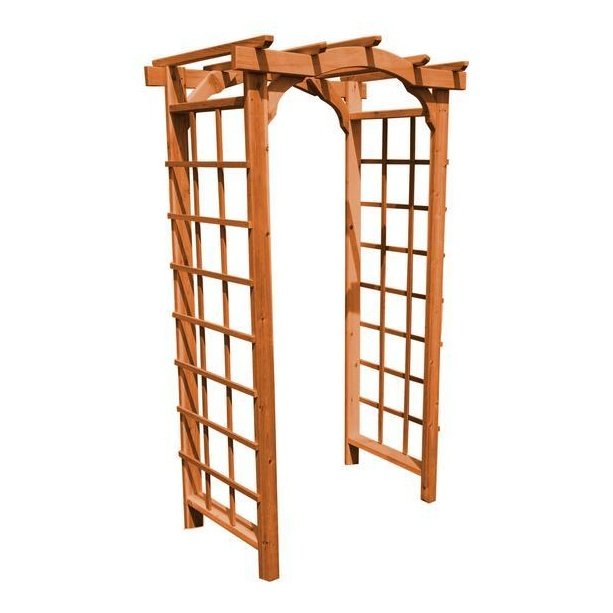 A & L Furniture Amish Handcrafted Cedar Wood Madison Arbor - 1134C-CS