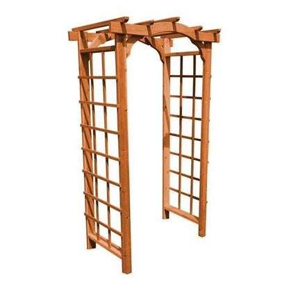 A & L Furniture Amish Handcrafted Cedar Wood Madison Arbor - 1134C-CS