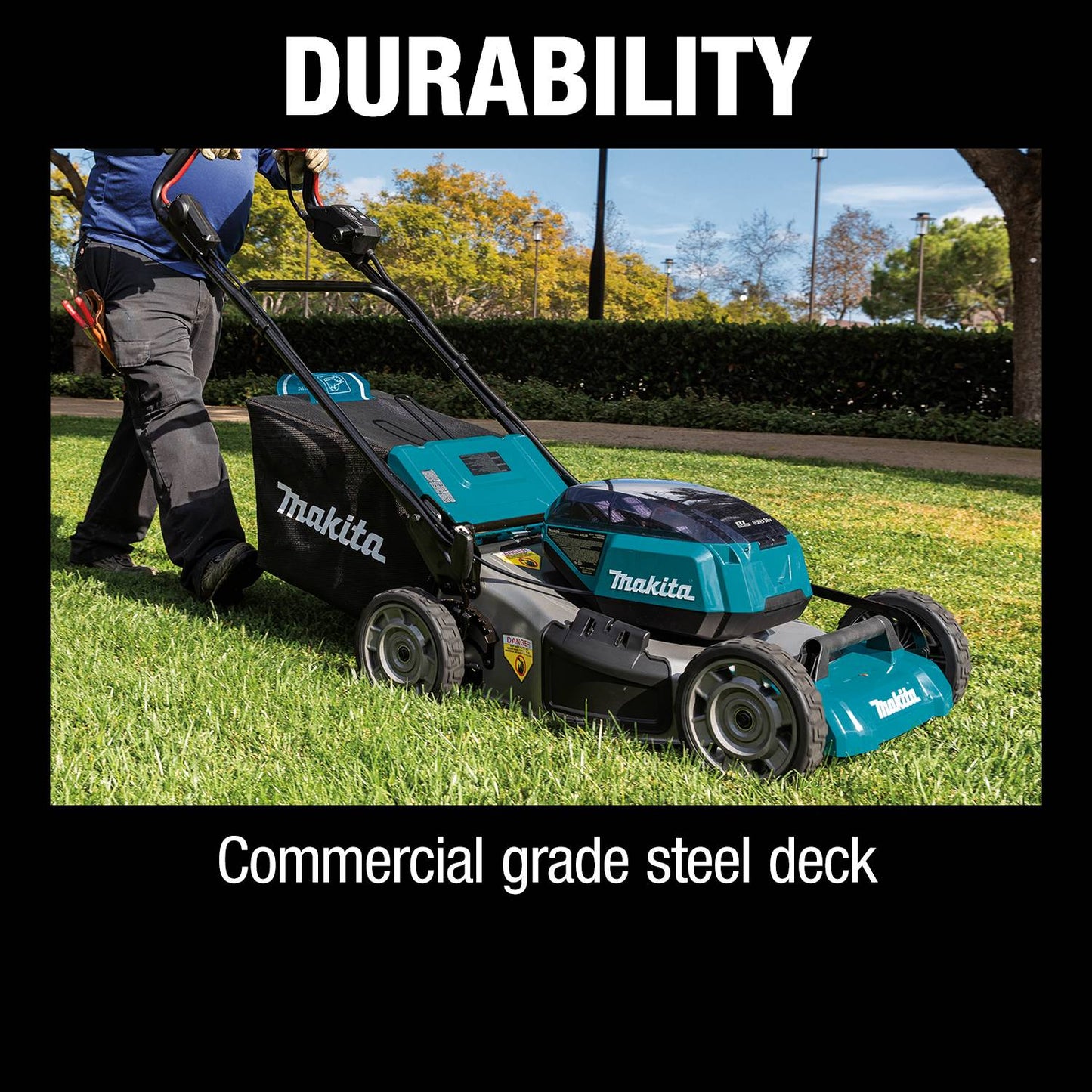 Makita XML08PT1 18V LXT Brushless 21 In. Self-Propelled Commercial Lawn Mower Kit - XML08PT1