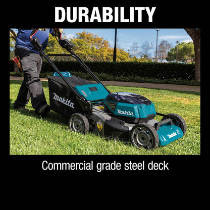 Makita XML08PT1 18V LXT Brushless 21 In. Self-Propelled Commercial Lawn Mower Kit - XML08PT1
