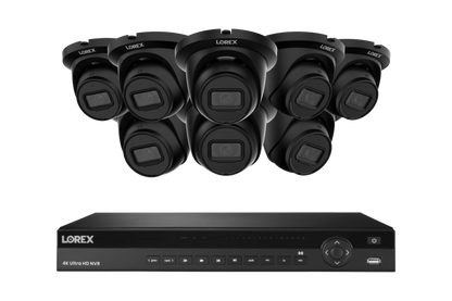 Lorex Elite Series 4K 16 Camera Capable 6TB Wired NVR System with 4MP (2K) A4 IP Turret Cameras - N2K6-168WT-A4