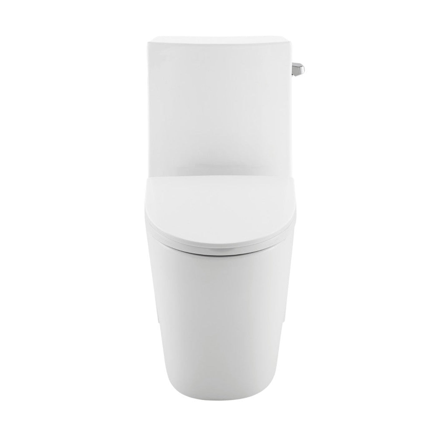 Swiss Madison St. Tropez One-Piece 14" Rough-in 1.28 GPF Right-Hand Vortex Flush Elongated Toilet in Glossy White - SM-1T0816GW