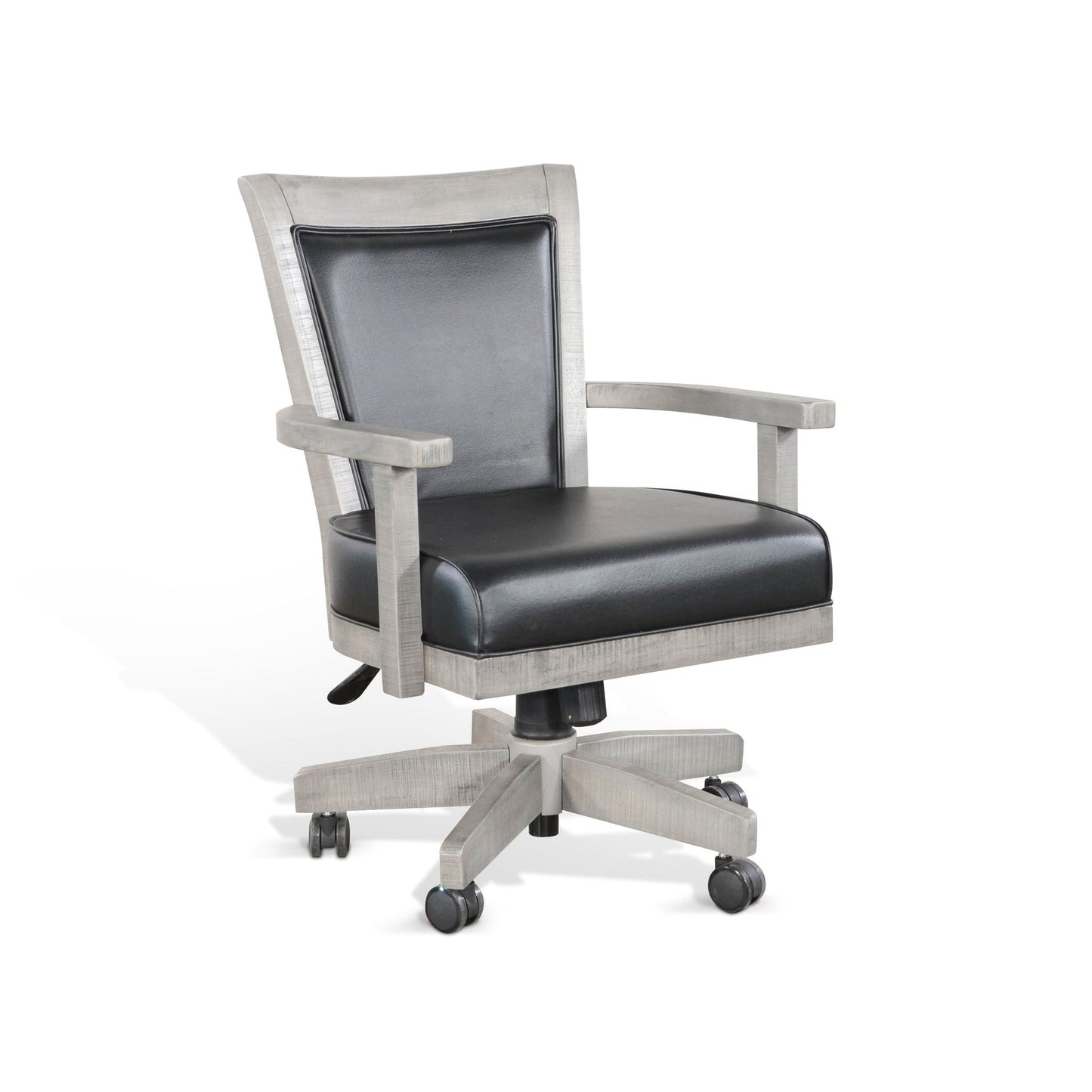 Sunny Designs Alpine - Game Chair With Casters, Cushion Seat & Back - Gray - 1444AG