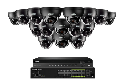 Lorex Elite Series 4K 32 Camera Capable 6TB Wired NVR System with 8MP (4K) A10 IP Dome Cameras - NC4K6-3216BD-E851