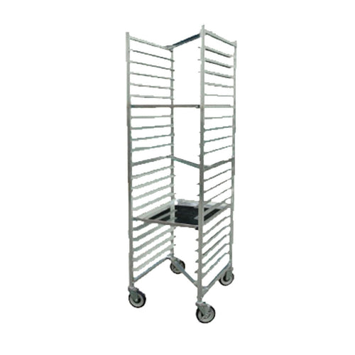 John Boos ABPR-1820-ZN Mobile Front-Loading Bun Pan Rack with Welded Set-Up and Nesting Design - JBABPR1820ZN