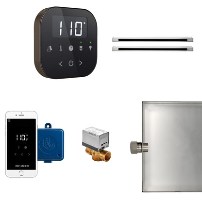 Mr. Steam AirButler Max Linear Package Black Brushed Bronze - ABUTLERLXBBB