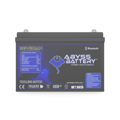 Abyss Battery 36V 60Ah Lithium Trolling Motor Battery - AB-36V60-BT
