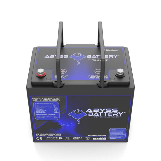 Abyss Battery 12V 120Ah Dual Purpose Lithium Marine Battery - AB-12V120-BT