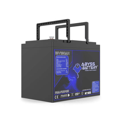 Abyss Battery 12V 120Ah Dual Purpose Lithium Marine Battery - AB-12V120-BT