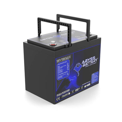 Abyss Battery 12V 120Ah Dual Purpose Lithium Marine Battery - AB-12V120-BT