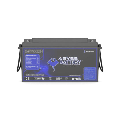 Abyss Battery 24V 100Ah Lithium Trolling Motor Battery - AB-24V-100-BT