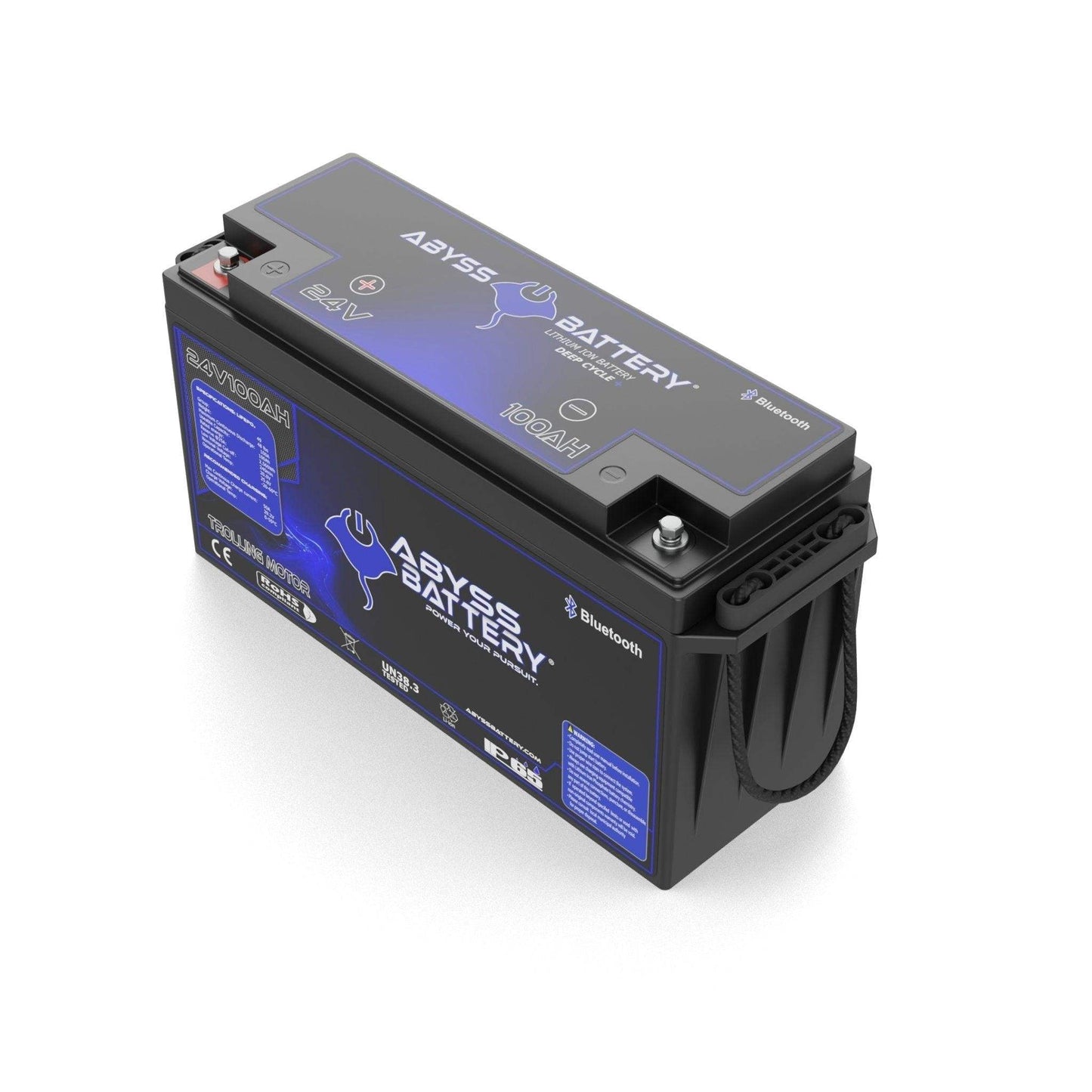 Abyss Battery 24V 100Ah Lithium Trolling Motor Battery - AB-24V-100-BT