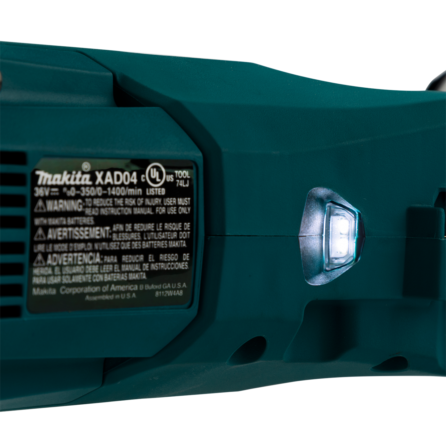 Makita XAD04Z 36V (18V X2) LXT Brushless Cordless 7/16" Hex Right Angle Drill (Tool Only) - DML813