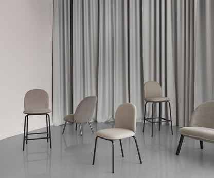 Normann Copenhagen Ace Chair - Black Steel Legs - Set of 2 - 707287 (qt 2)