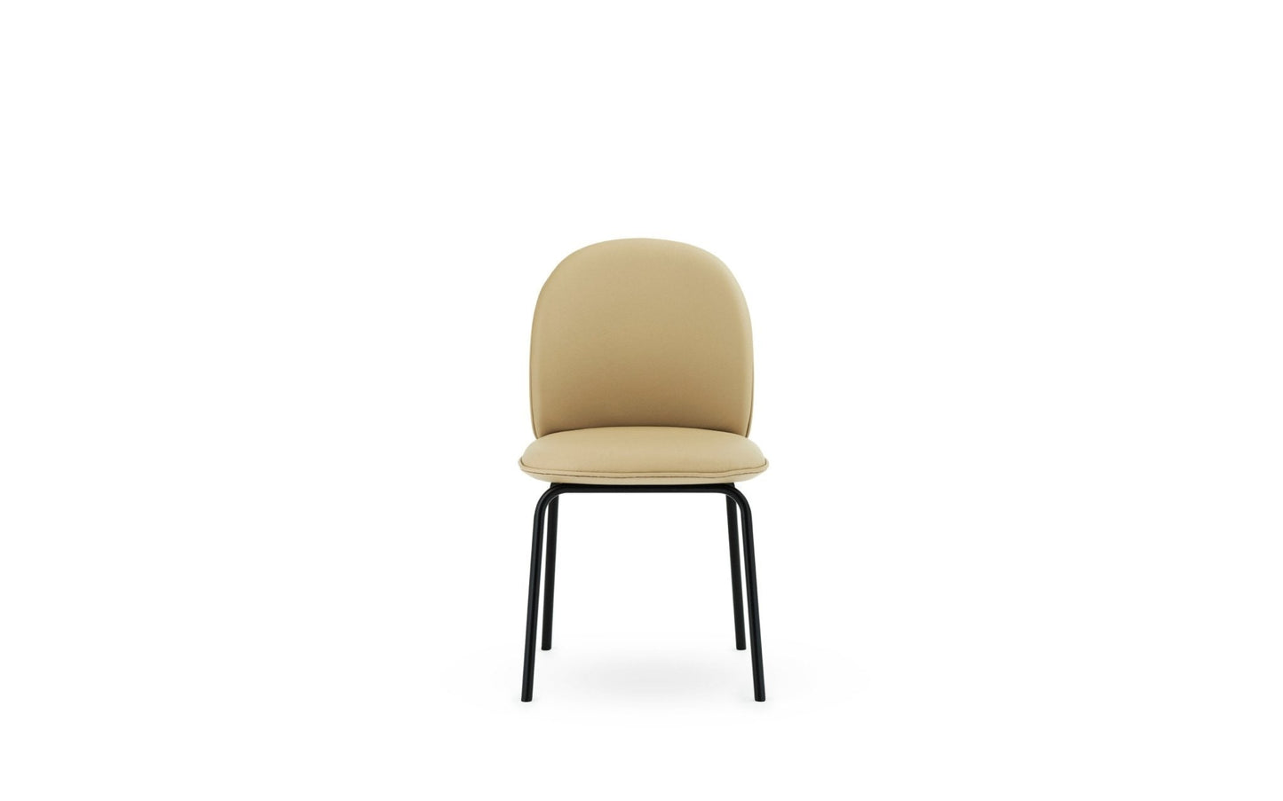 Normann Copenhagen Ace Chair - Black Steel Legs - Set of 2 - 707287 (qt 2)