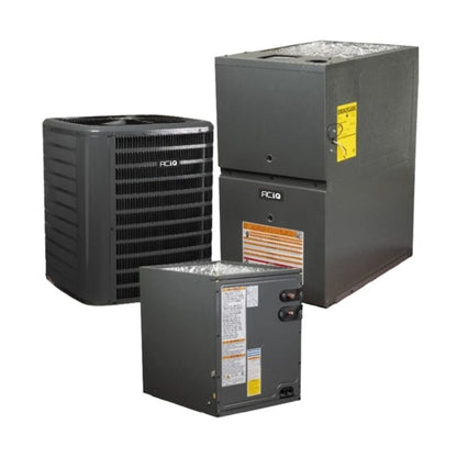 GOODMAN 2 Ton 13.4 SEER2 80% AFUE 40,000 BTU Gas Furnace and R32 Air Conditioner System - Upflow - AQ-GR9S800403AN