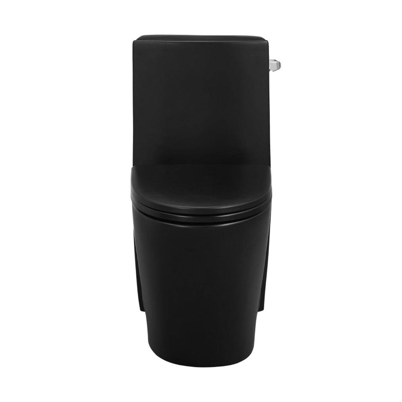 Swiss Madison St. Tropez One-Piece 10" Rough-in 1.28 GPF Right-Hand Vortex Flush Elongated Toilet in Matte Black - SM-1T0809MB