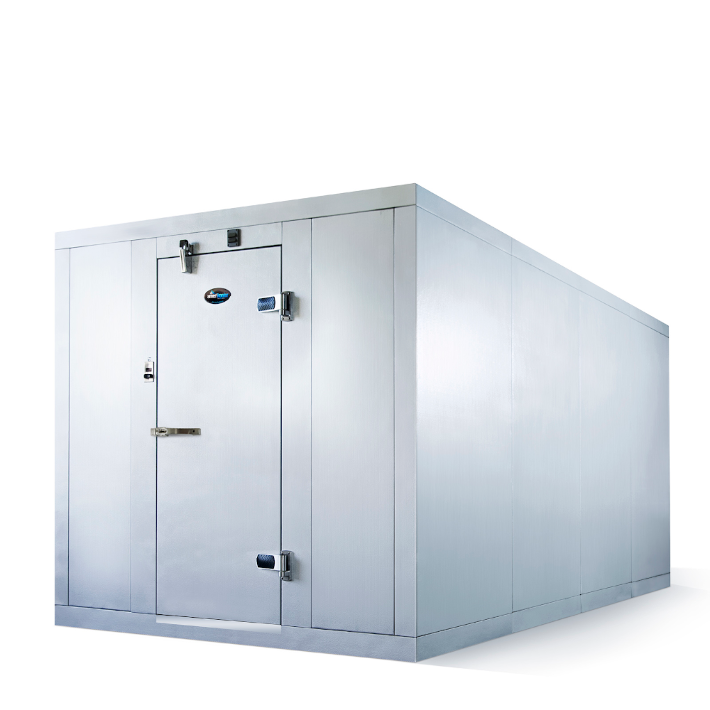 AmeriKooler QC101277**FBRC Indoor Walk-In Cooler 10' Wide (Door Side) 7'7"H With Floor - AKQC101277FBRC