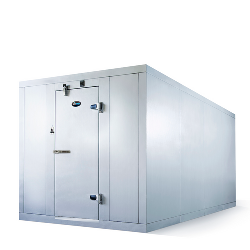 AmeriKooler QC101277**FBRC Indoor Walk-In Cooler 10' Wide (Door Side) 7'7"H With Floor - AKQC101277FBRC