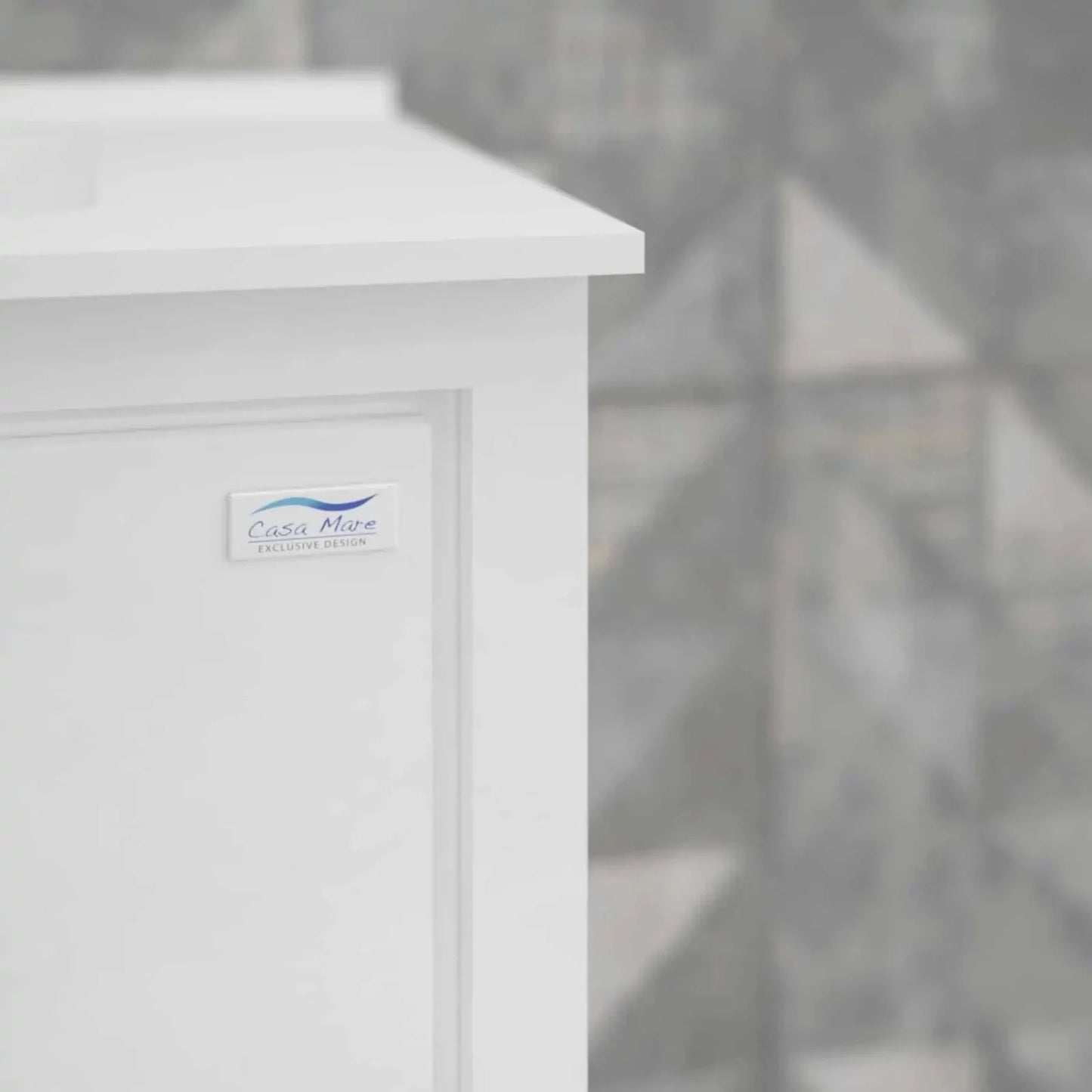 Casa Mare Alessio 60" Bathroom Vanity and Ceramic Sink Combo with LED Mirror - Alessio152GG-60