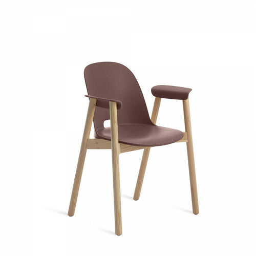 Emeco Alfi Armchair - ALFI18AHDARKBROWNA